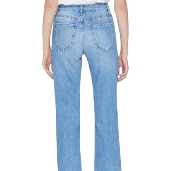 KOTON Button High Waist Light Wash Jeans 32 / 32 - Picture 7 of 8